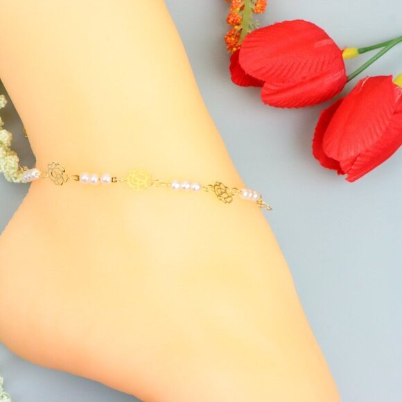 "Handmade Anklet – A Stylish Choice for Women, Thoughtful Gift Idea, EVCH1745 - Picture 7 of 10